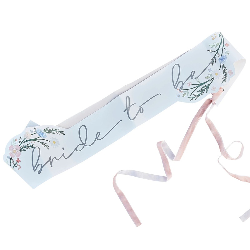 Bride to Be Sash - Meadow