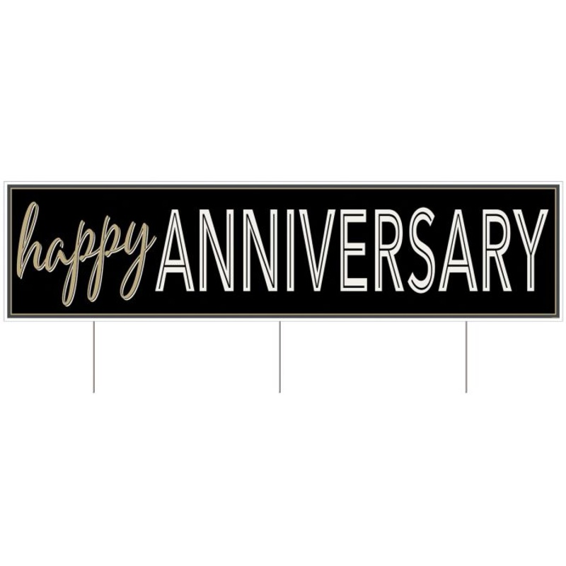 Happy Anniversary Jumbo Yard Sign