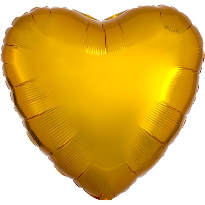 Heart: Gold - 18"