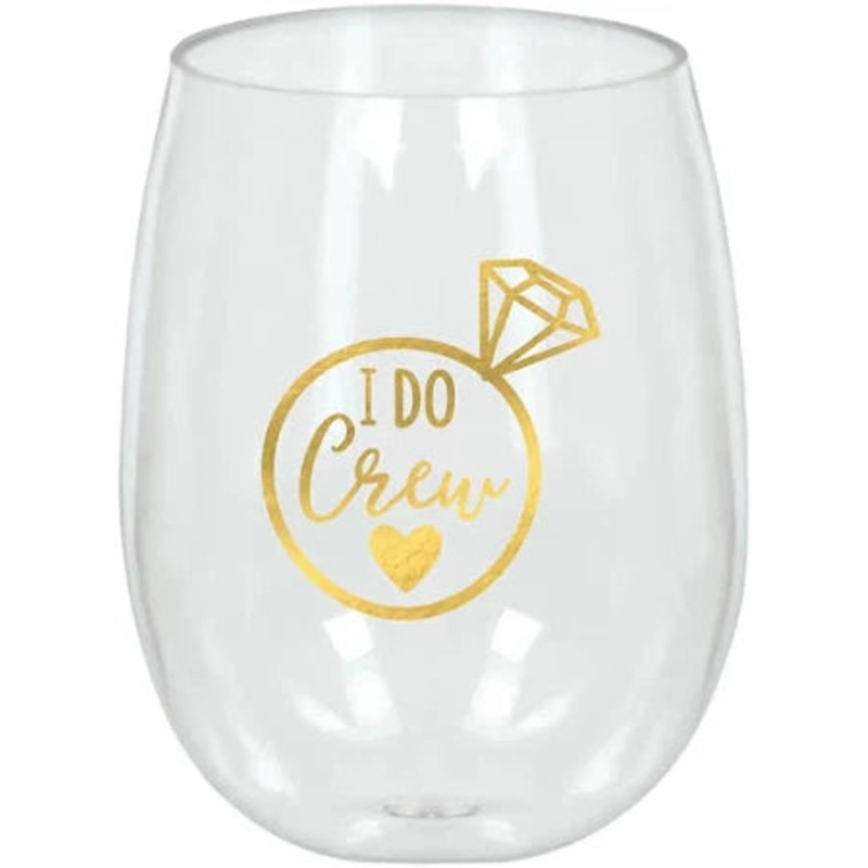 I Do Wine Glass 18oz