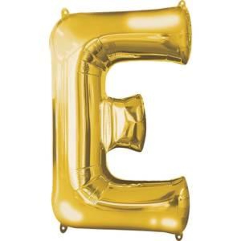 Letter "E" - Gold