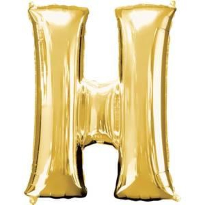 Letter "H" - Gold