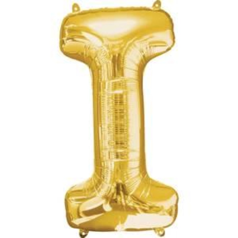 Letter "I" - Gold