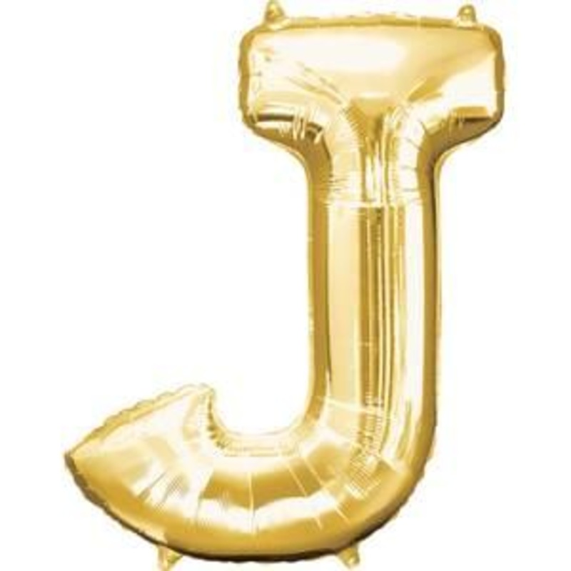 Letter "J" - Gold