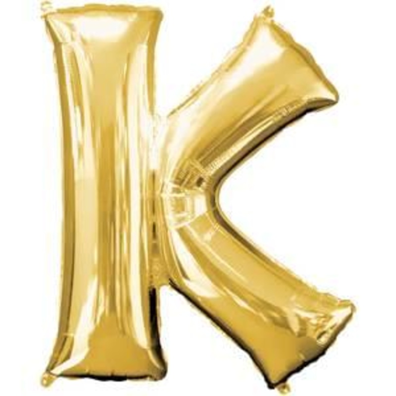Letter "K" - Gold