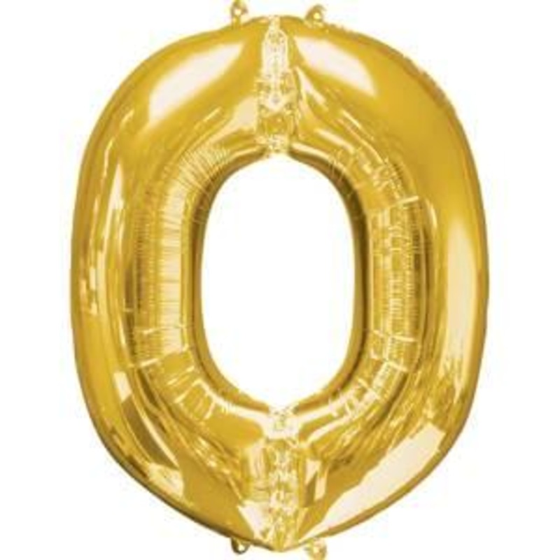 Letter "O" - Gold