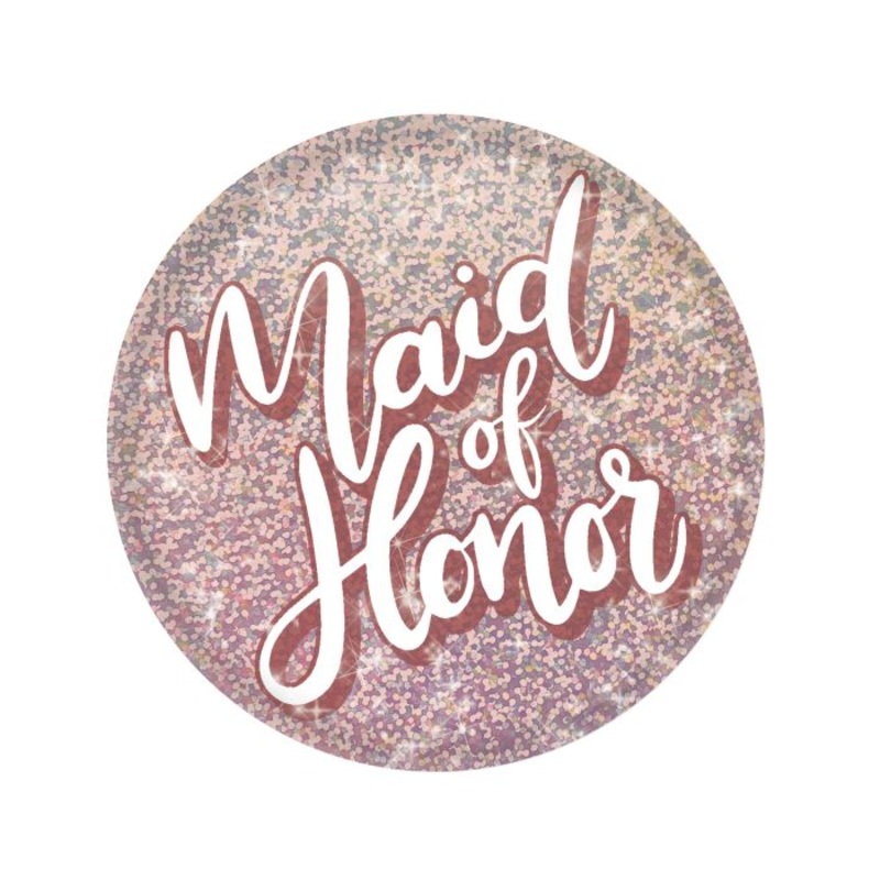 Maid of Honor Button