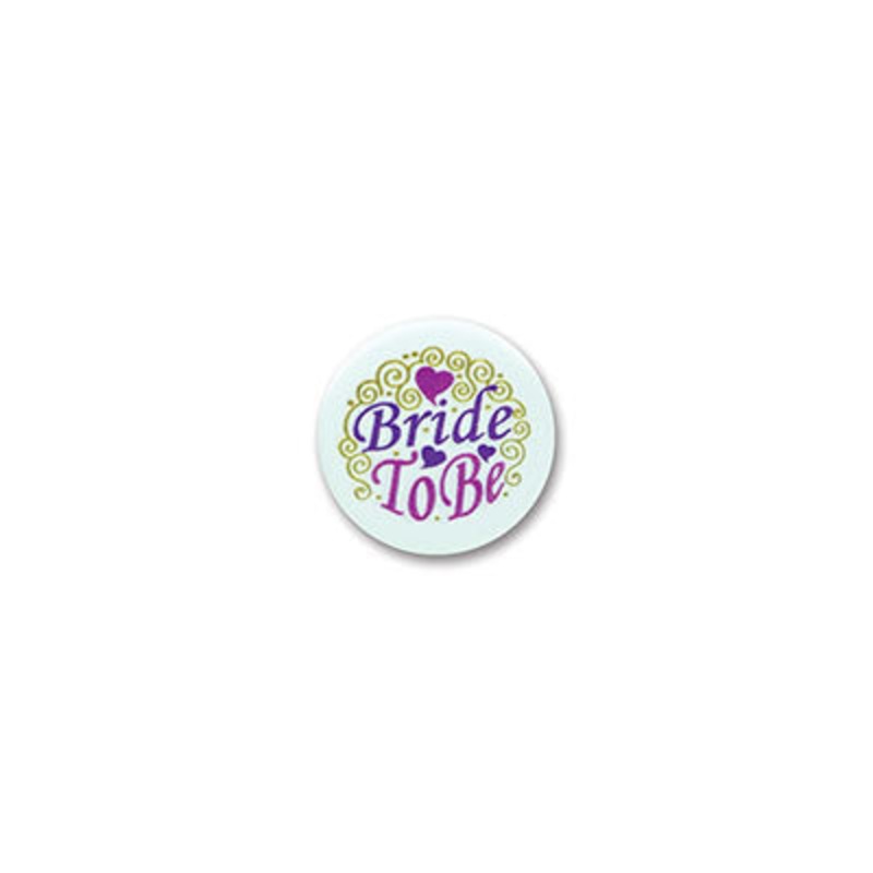 Satin Button - Bride To Be