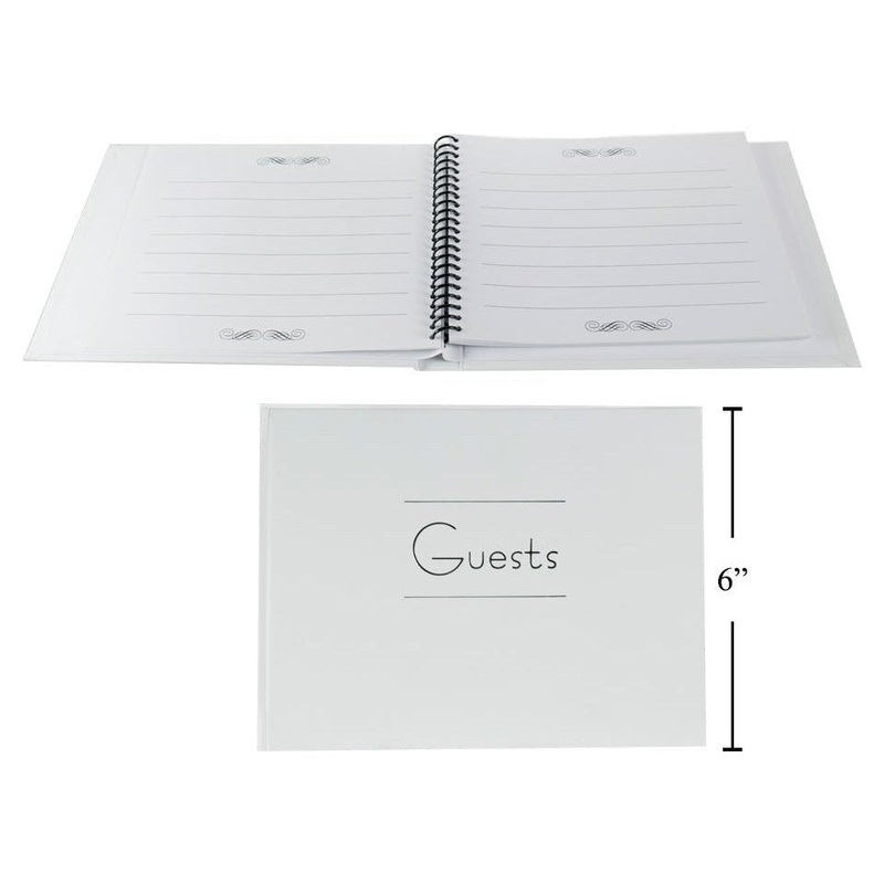 7.5" x 5-7/8" Wedding Guests Book