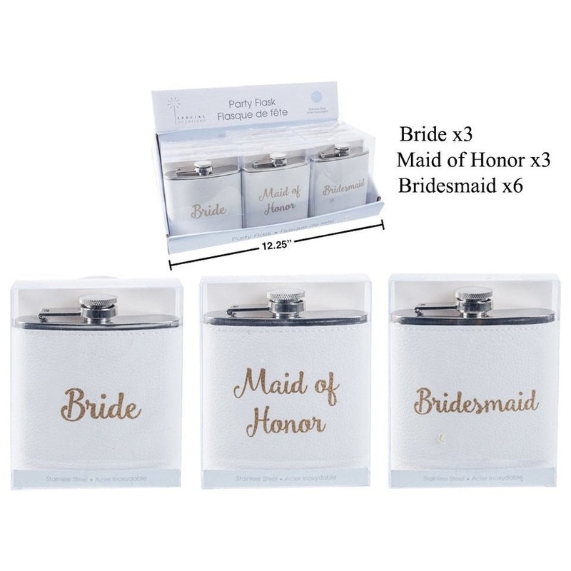 Bridal Party 6oz. Wedding Flask