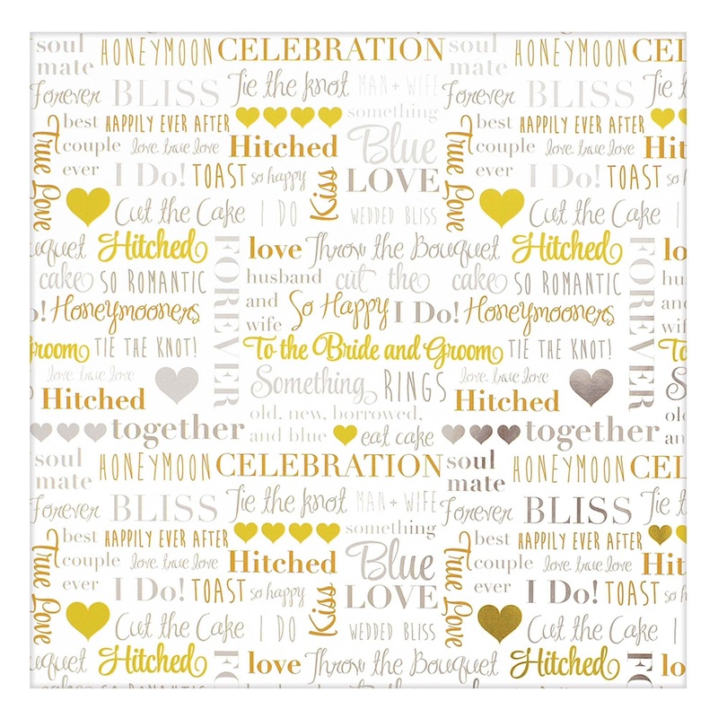 Gift Wrap - Wedding