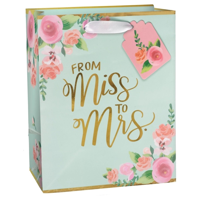 Mint To Be Wedding Medium Bag with Gift Tag