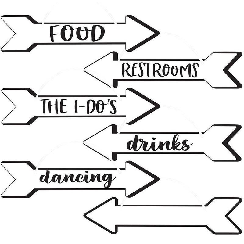 Wedding Directional Signs