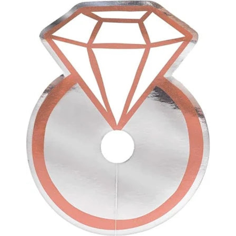 Wedding - Glass tags 18ct