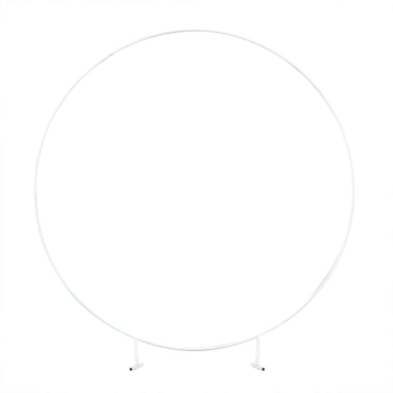 Botanical Wedding White Moongate Hoop Each