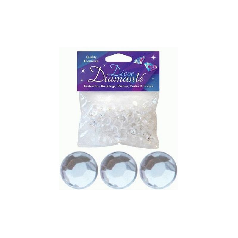 Clear Diamante Wedding Table Decorations 28 Grams