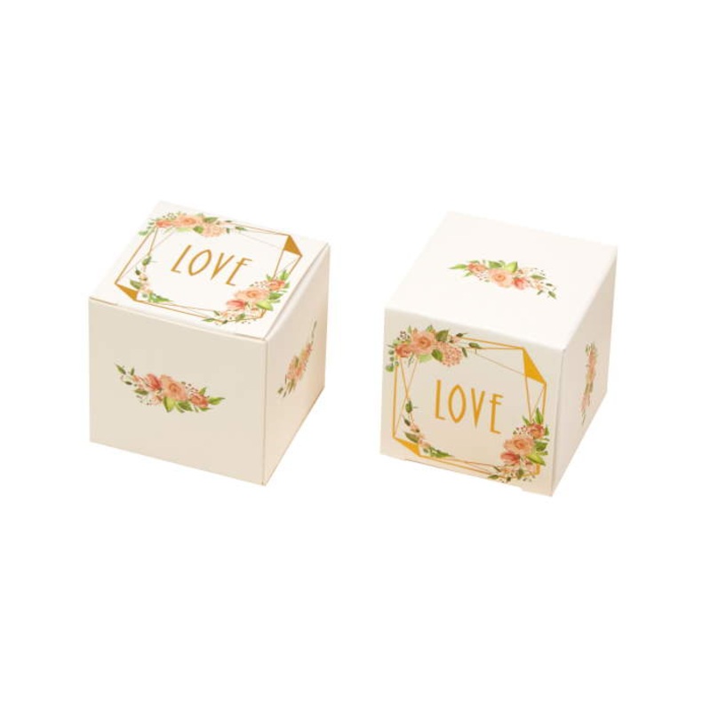 Floral Wedding Favour | Treat Box Pack of 10