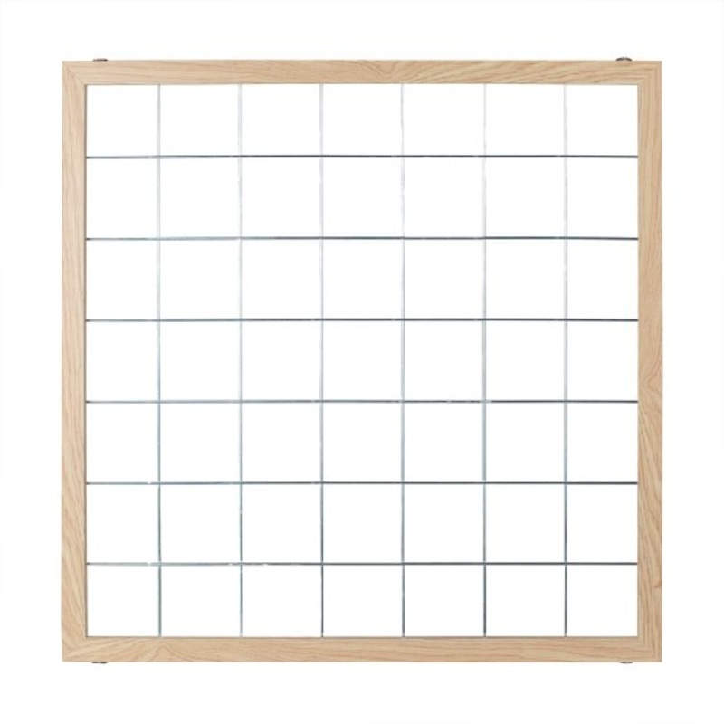 Sage Wedding Wooden Foliage Hanging Grid 50cm x 50cm x 2cm Each