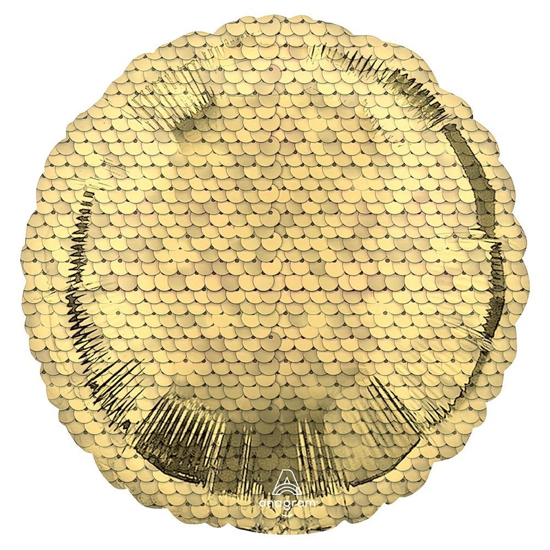 Sequins Balloon Gold