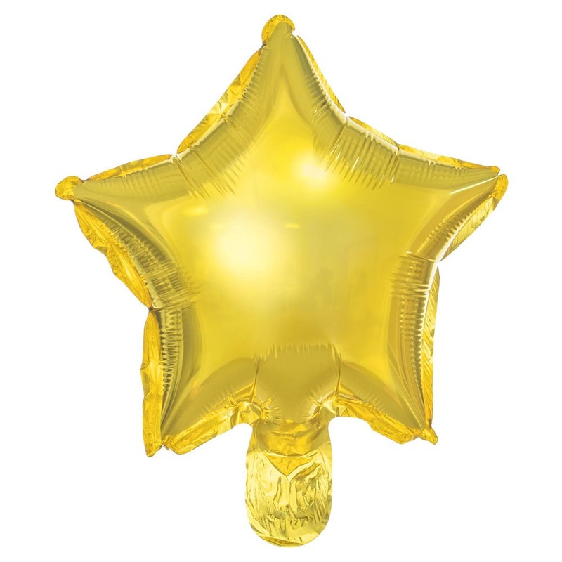 Star Balloons Gold