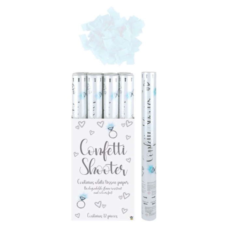 White Confetti Cannon: Wedding Confetti Cannon