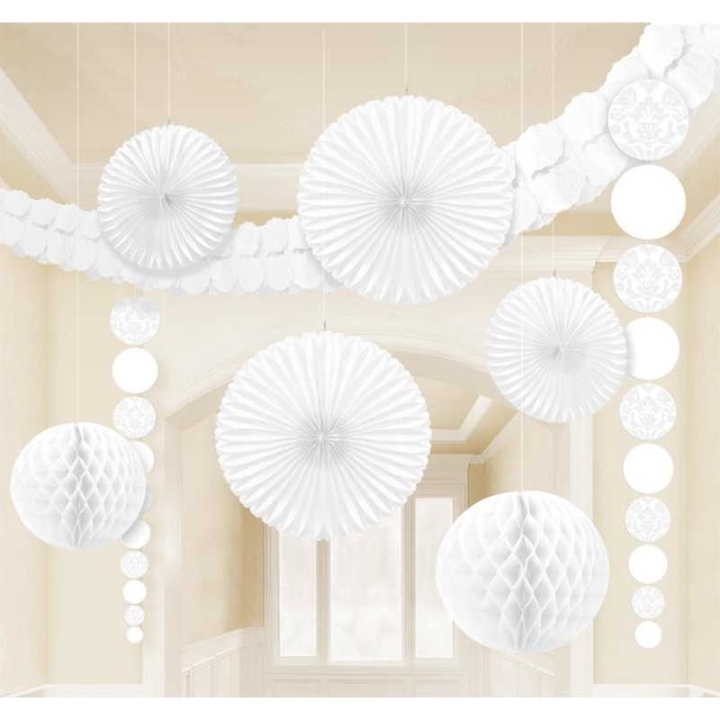 White Wedding Decor Kit: Wedding Decorations for a White Wedding