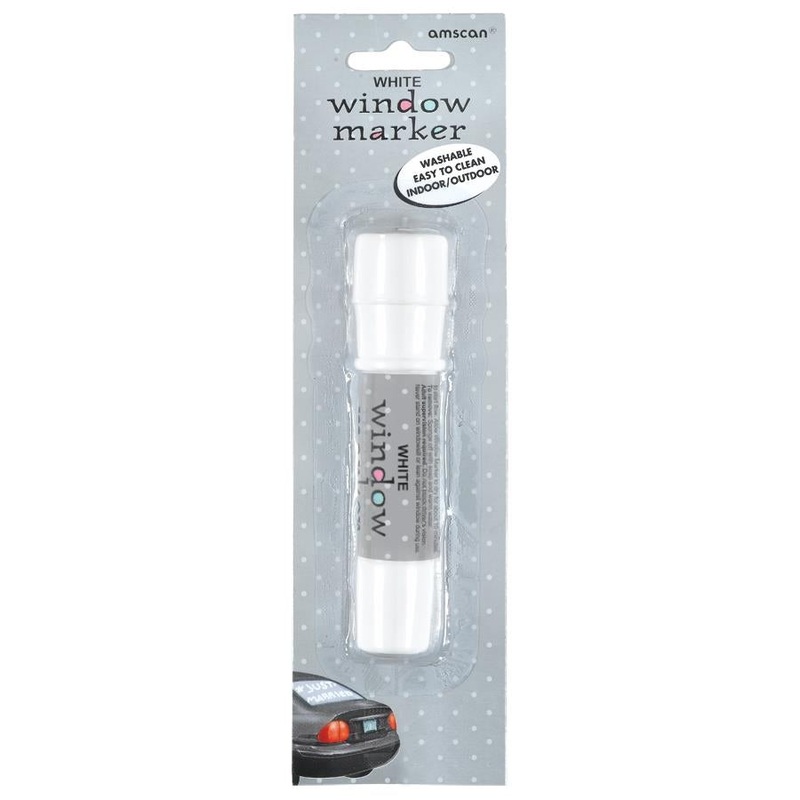 White Wedding Window Marker Pen