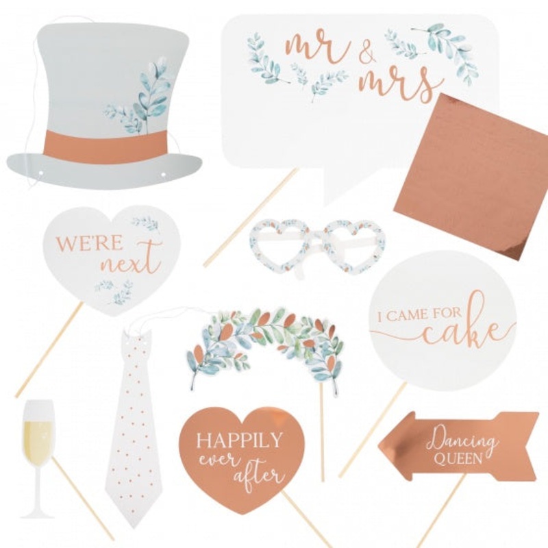 Botanical Wedding Customizable Photo Props