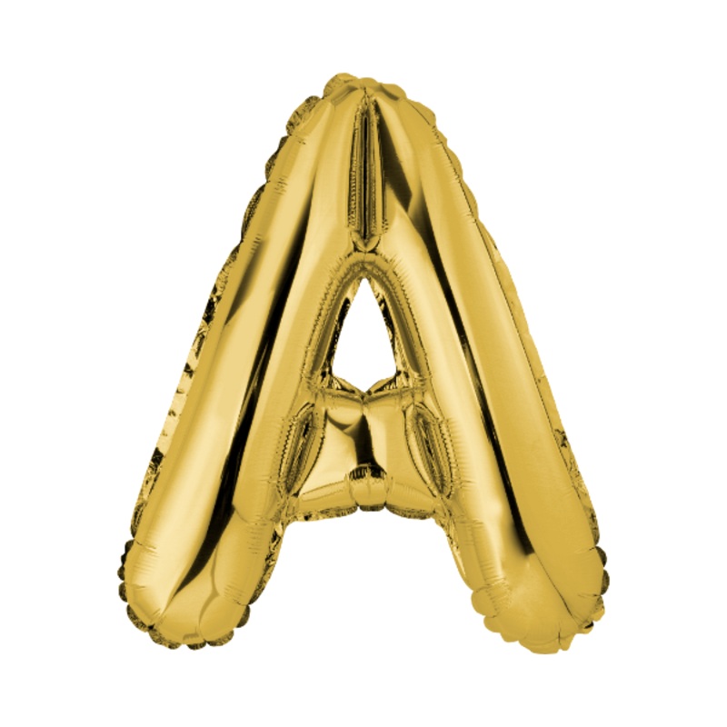 Gold Mylar Letter