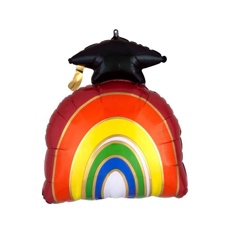 Grad Rainbow Balloon
