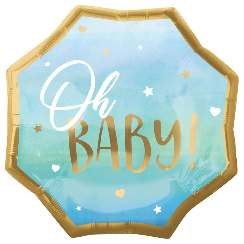 Oh Baby Balloon Blue