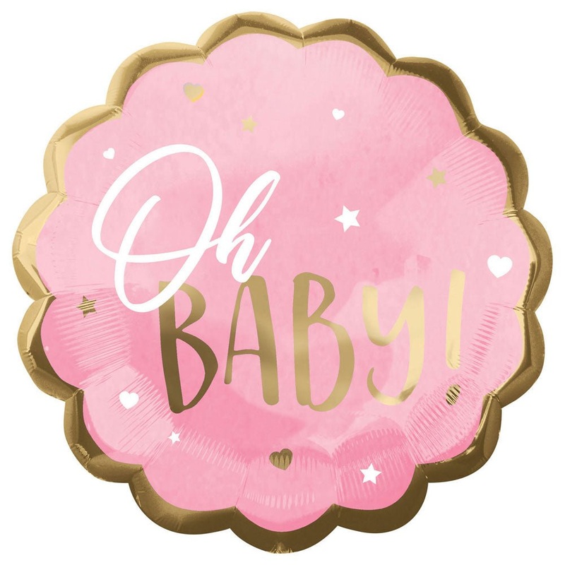 Oh Baby Balloon Pink