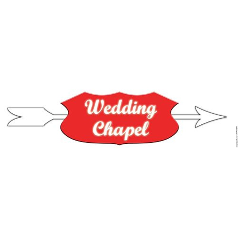 Wedding Chapel Banner - 120cm x 30cm