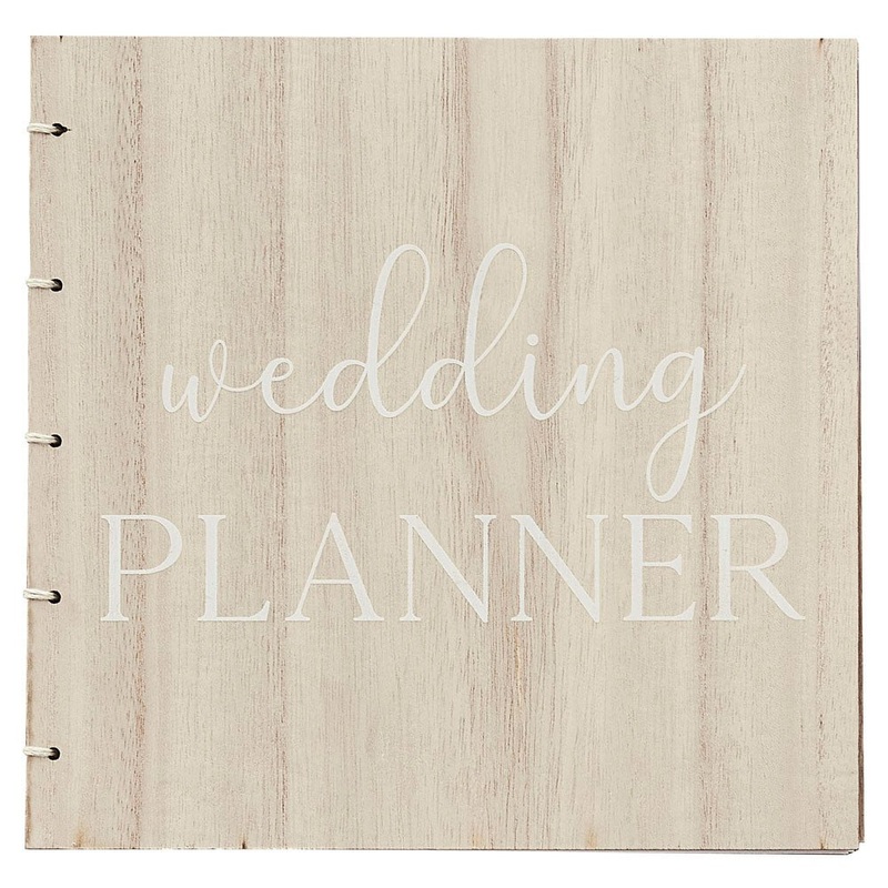 Wooden Wedding Planner
