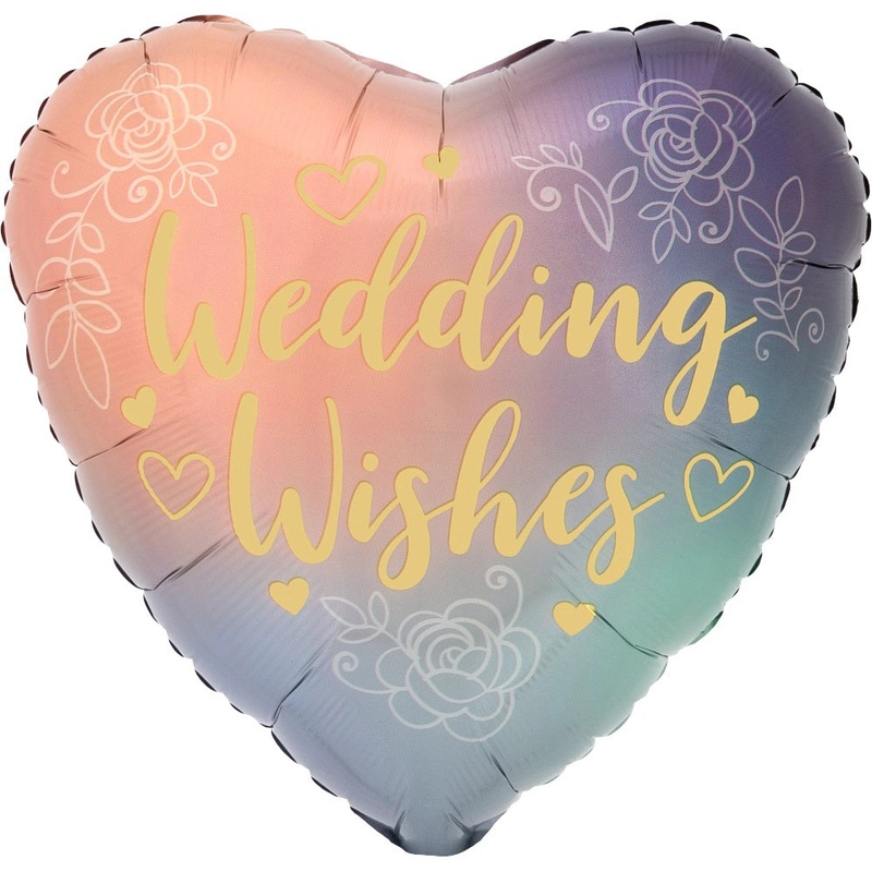 Anagram Twilight Lace Wedding Foil Balloon 18in