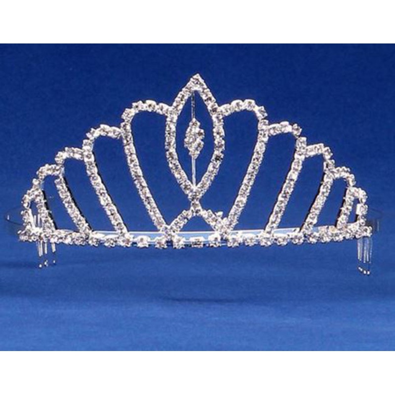 Rhinestone Pointed Tiara