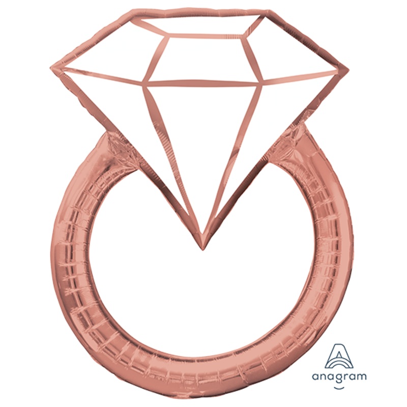SS XL Blush Wedding Ring