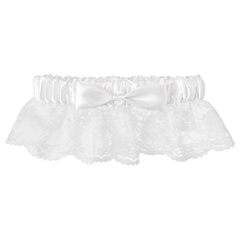 White Lace Garter