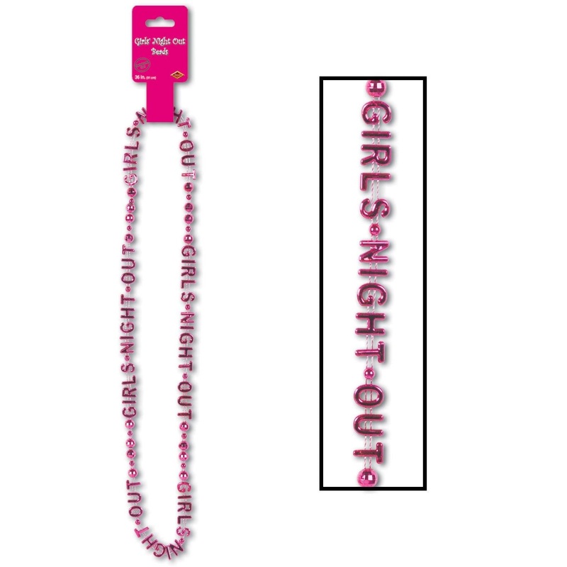 12 Pack Beistle Bachelorette Party Girls' Night Out Bead Necklaces