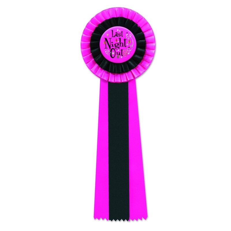 3 Pack Beistle Bachelorette Party Last Night Out Deluxe Rosette