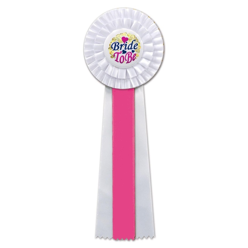 3 Pack Beistle Bride To Be Deluxe Rosette