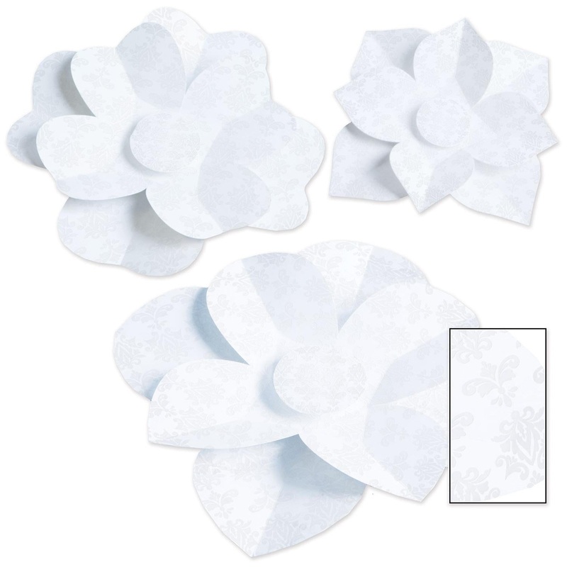 36 Pack Beistle Paper Flowers