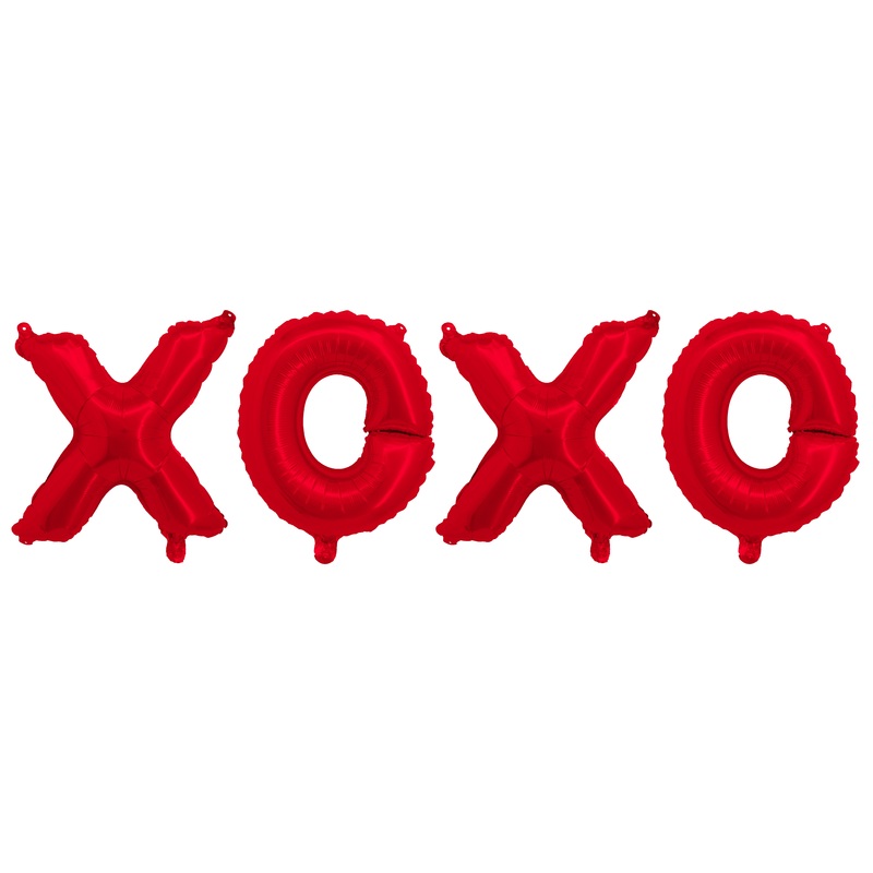40" XO,XO Set Red 4 Ct