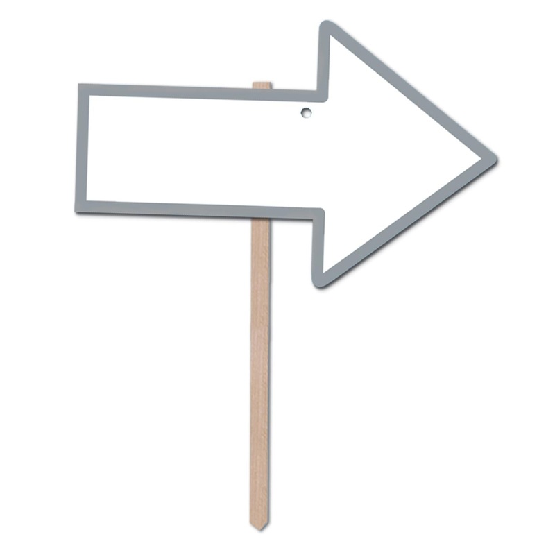 6 Pack Beistle Blank Arrow Yard Sign