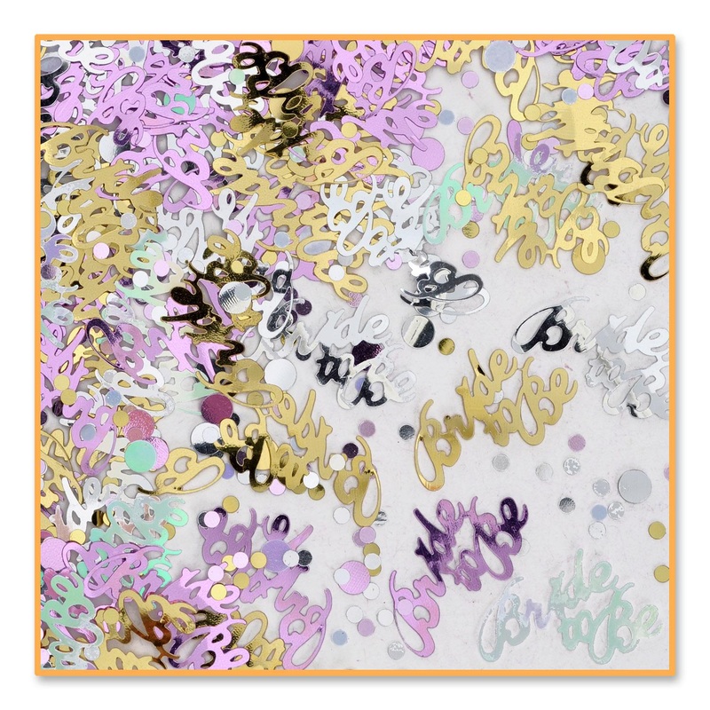 6 Pack Beistle Bride To Be Confetti (0.5 Oz/Pkg)