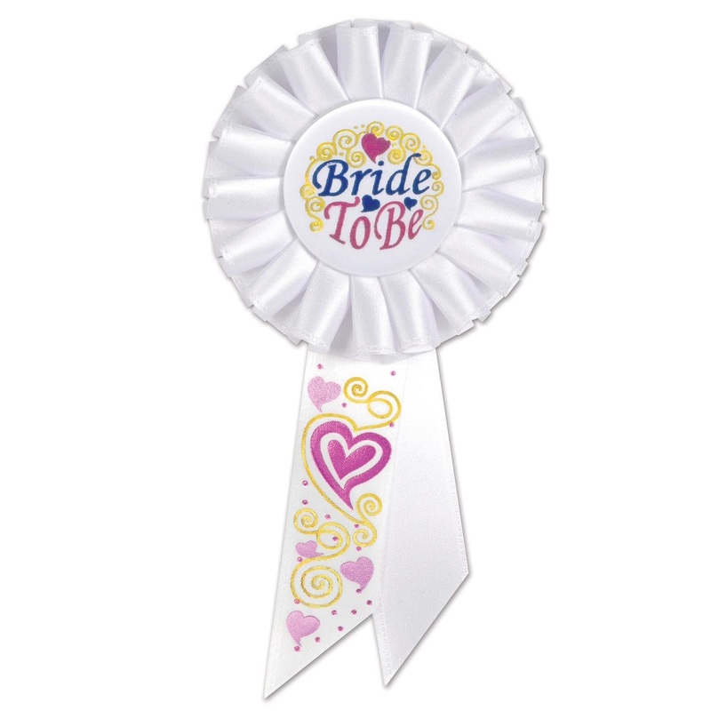 6 Pack Beistle Bride To Be Rosette