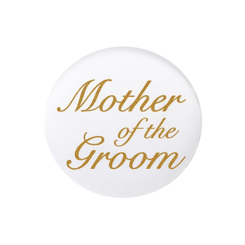 6 Pack Beistle Mother Of The Groom Satin Button