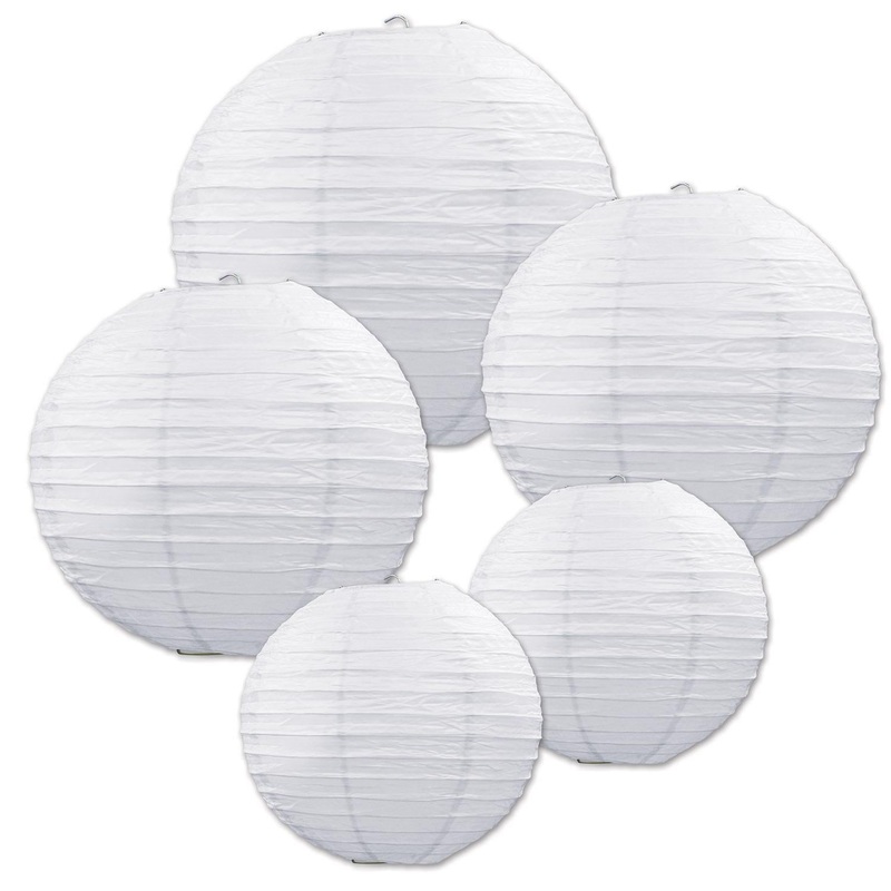6 Pack Beistle Paper Lantern Assortment