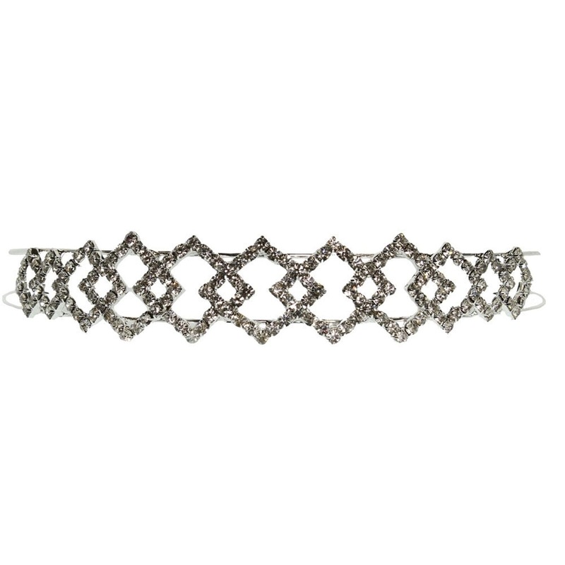Hairband Rhinestone Square Tiara