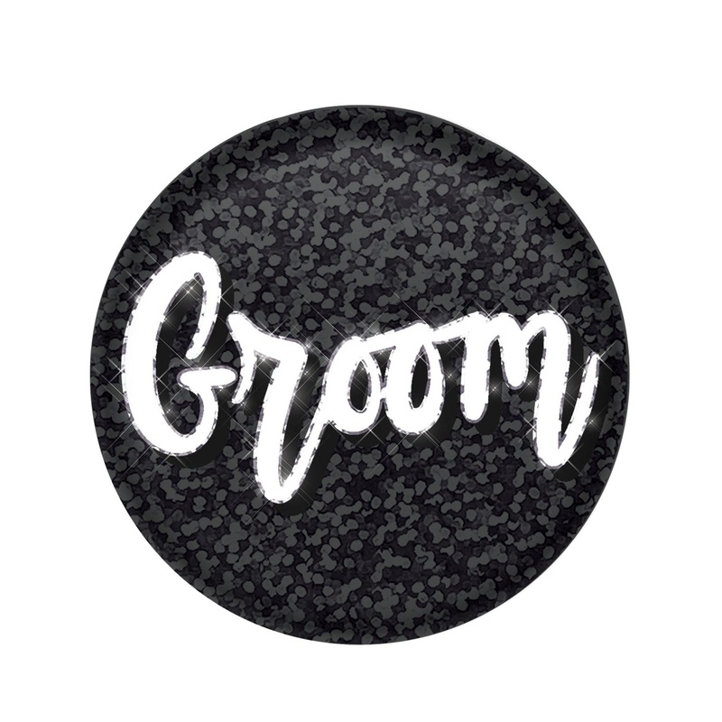 6 Pack Beistle Groom Button